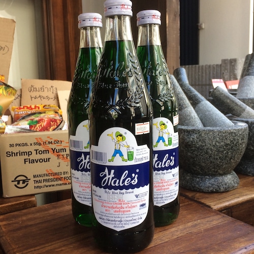 タイシロップ(緑） hale's blue boy cream soda flavoured syrup น้ำเขียว เฮลลูบอย 710ml