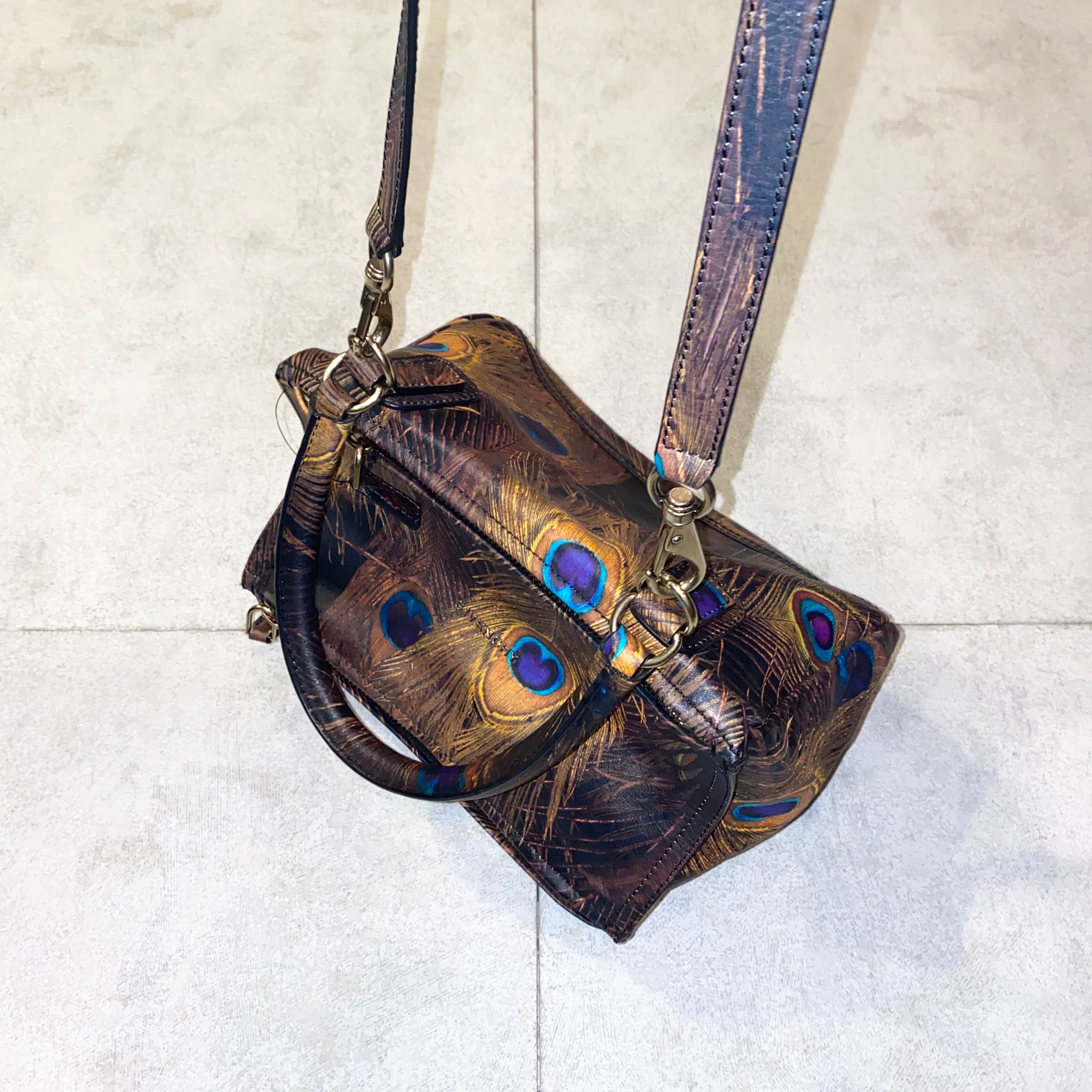 GIVENCHY ピーコック　ケース GIVENCHY peacock pattern 2way bag “pandora” | NOIR ONLINE