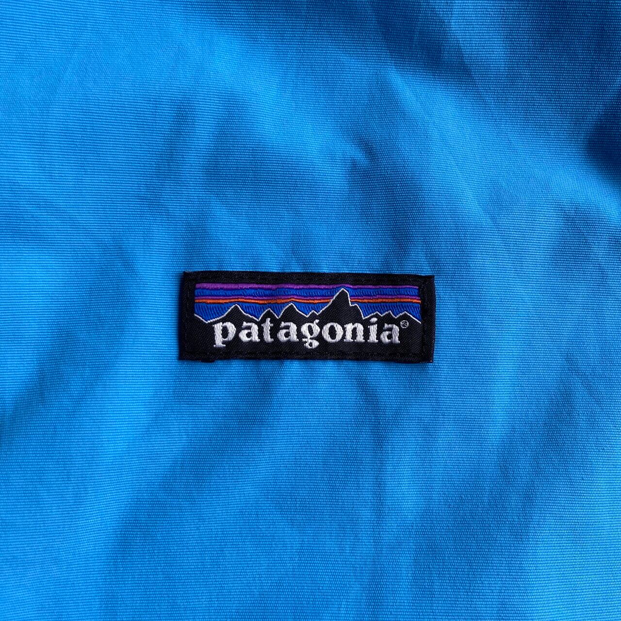 極美品　パタゴニア　バギーズジャケット　撥水　メッシュ　胸ロゴ　ブルー　青　L cozyvintage_240528k4-m-jk-nyl