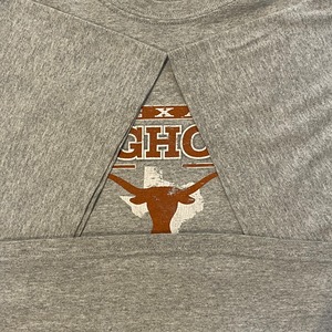 【GILDAN】カレッジ ア テキサス大学 Tシャツ TEXAS バスケ ロングボーンズ XL ビッグサイズ US古着 アメリカ古着