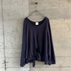 Navy blue loose sweatshirt