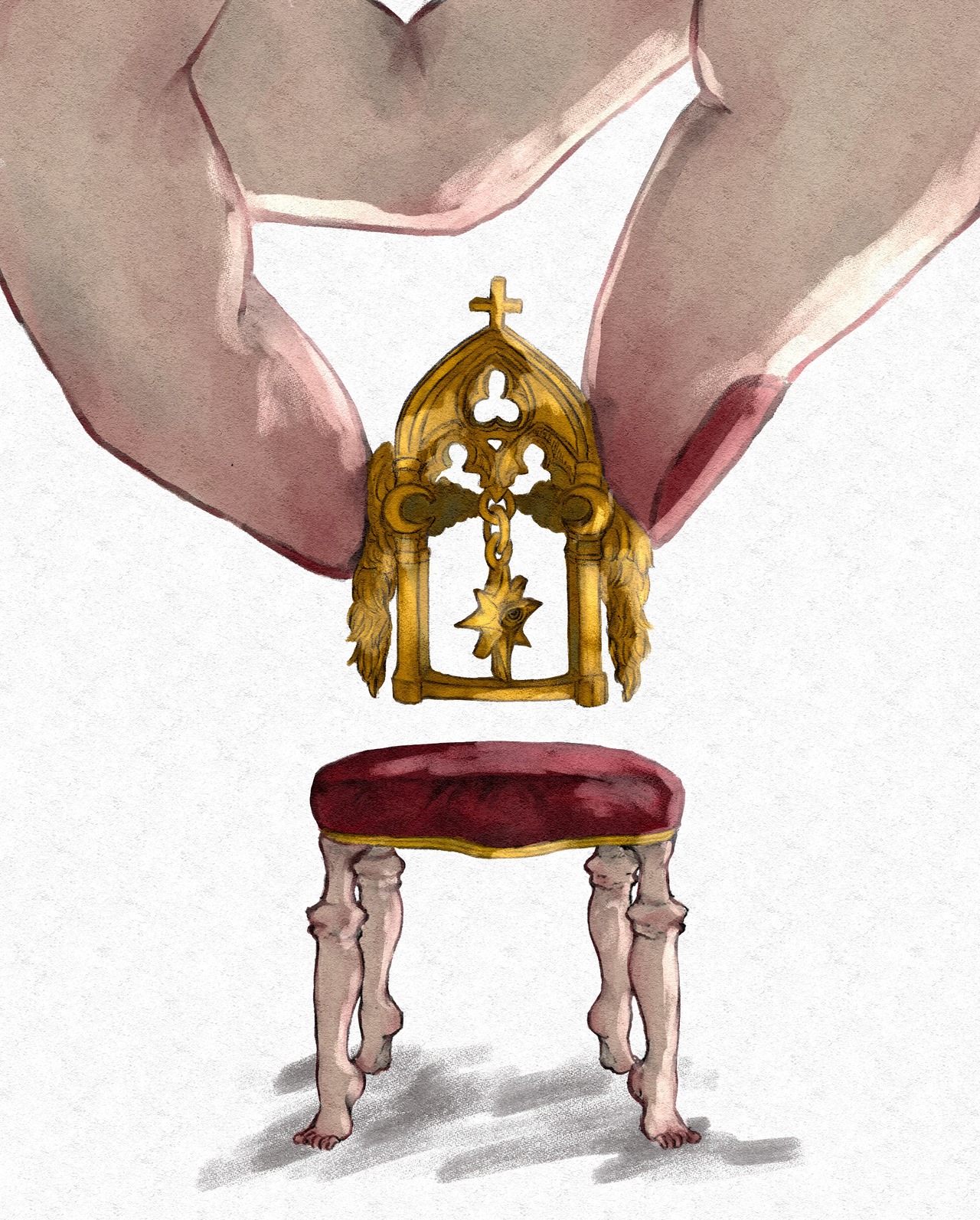 翼をなくした天使のリング　真鍮