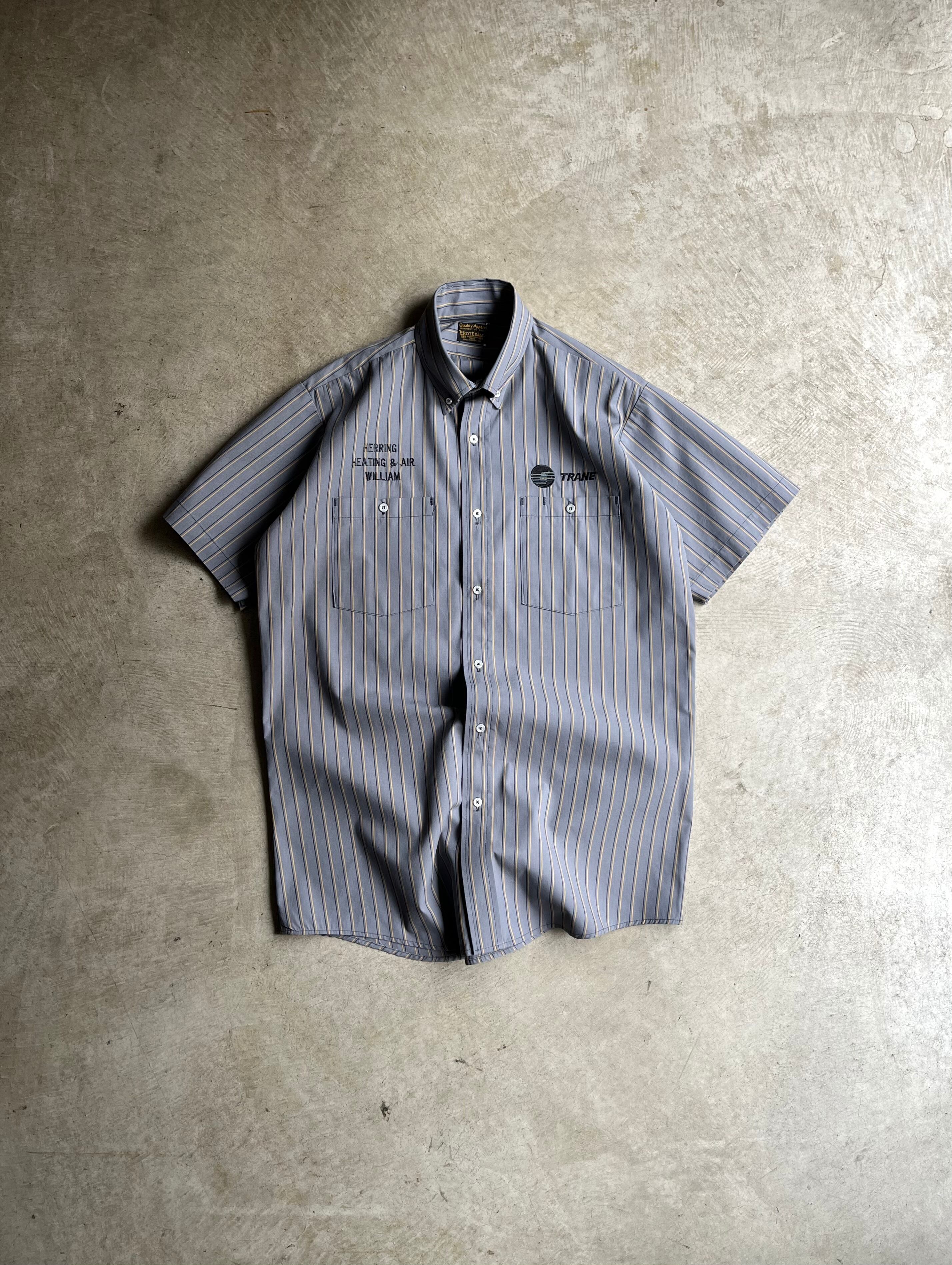 USA製 Quality Apparel “B/D STRIPE WORK SHIRTS”