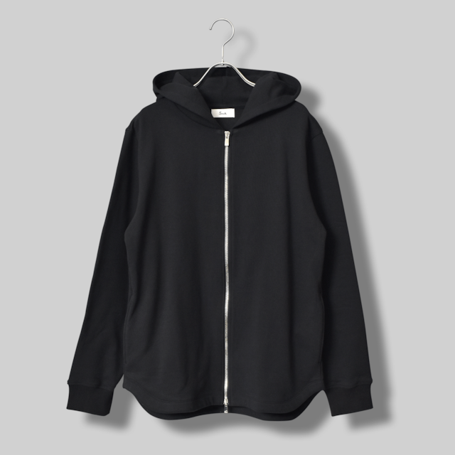 ユージュアルドレスジップパーカー / Usual Dress Zip Hoodie #BLACK