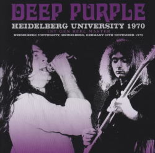 NEW DEEP PURPLE  HEIDELBERG UNIVERSITY 1970: 1ST GEN REEL MASTER 1CDR+1DVDR Free Shipping