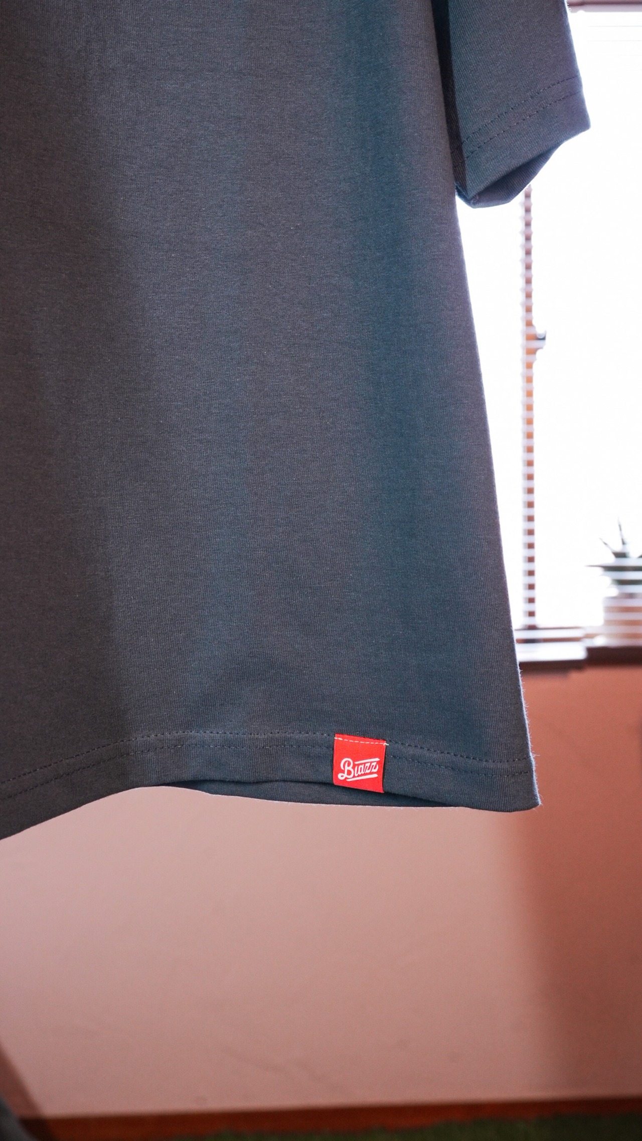 BZWS 7.5oz U.S.A Cotton OverSized T-Shirt [SLATE]