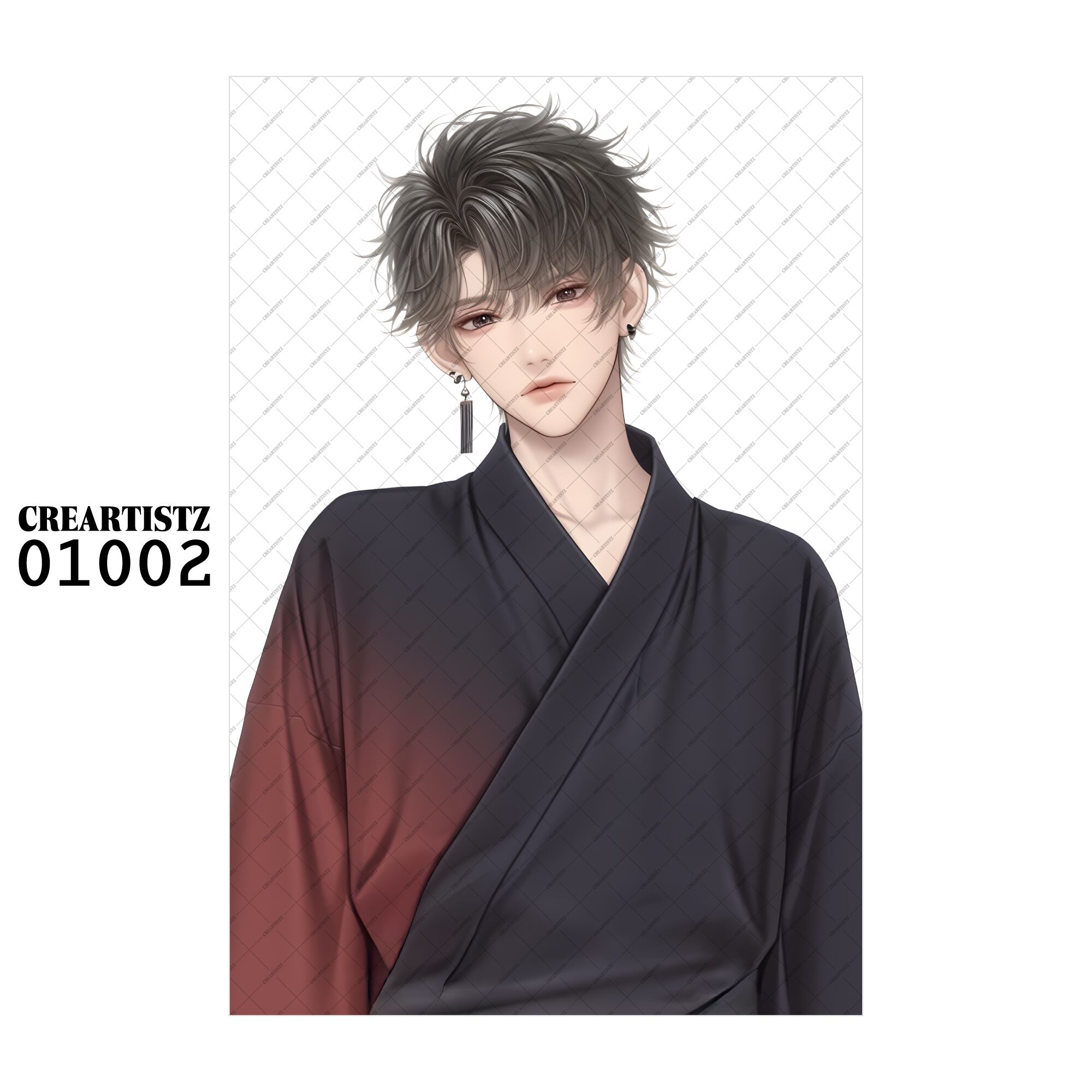 01002 ボーイ クール オリジナル ペーパー/ステッカー 4枚セット CREARTISTZ