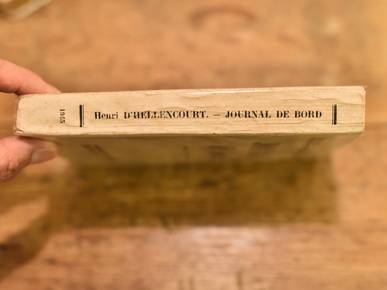 Journal de bord 古い風合いが素敵な日記本  フレンチブロカント