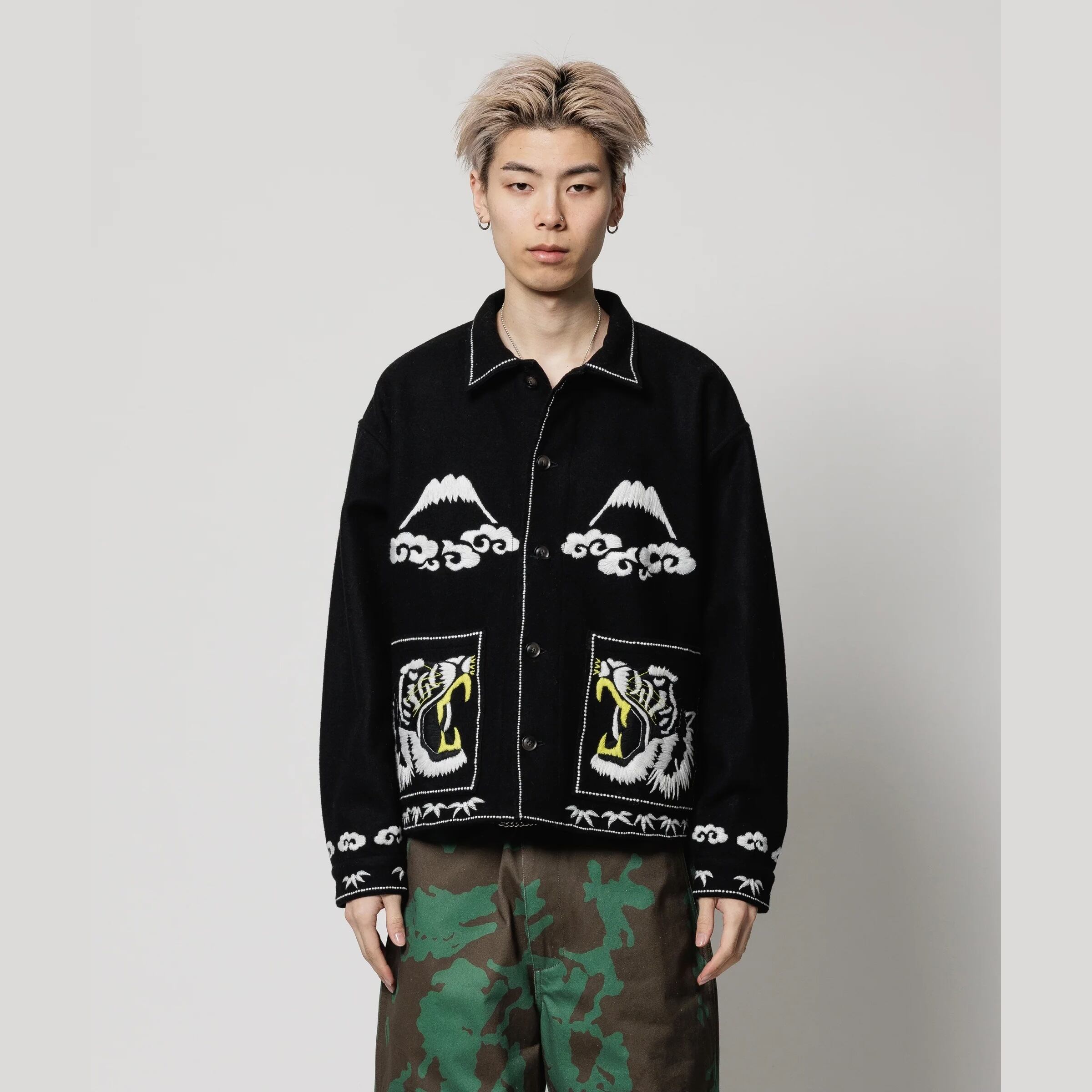 F-LAGSTUF-F BLACK TIGER JACKET | Pay ID