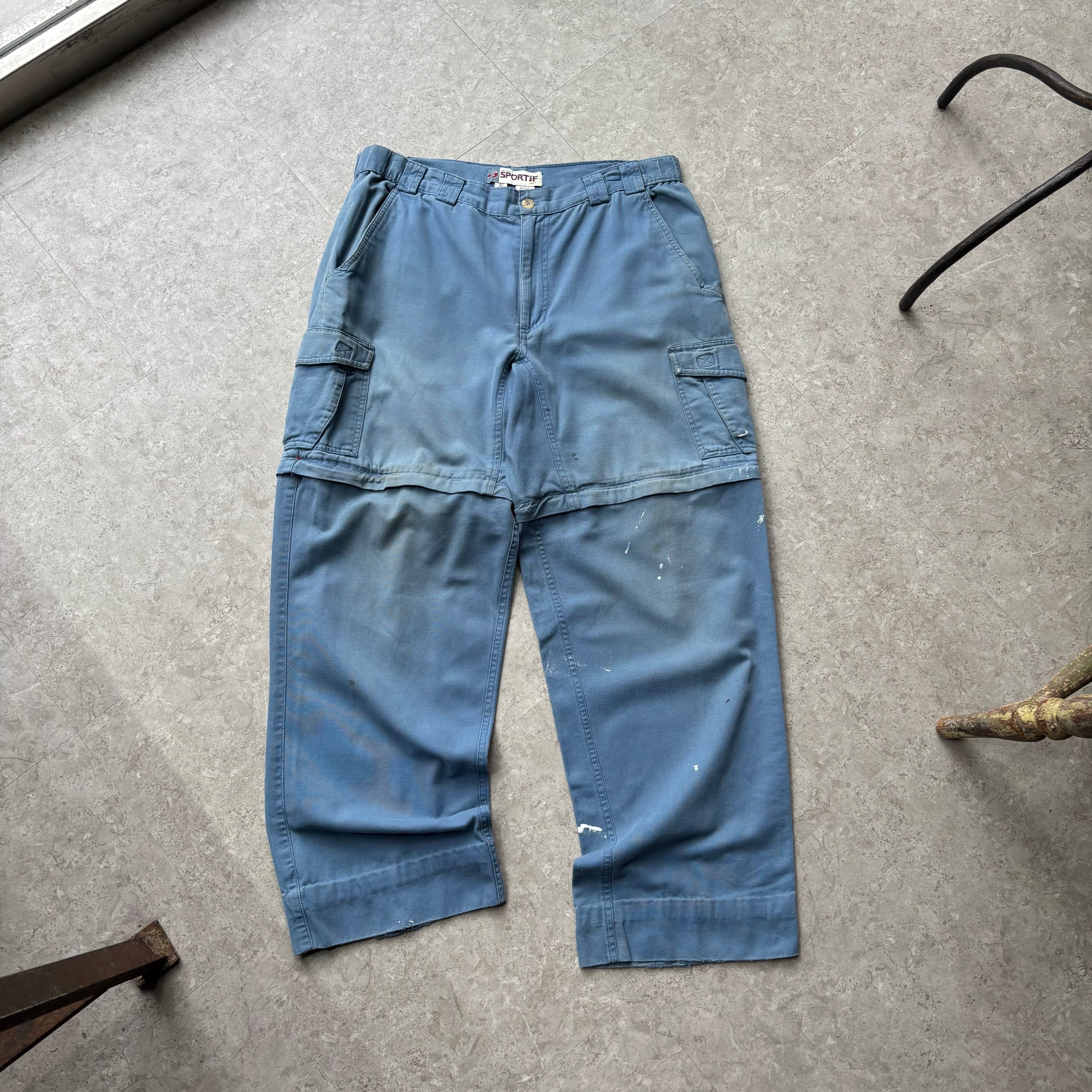90~00s Sportif "dechatterable" cotton cargo pants【仙台店】