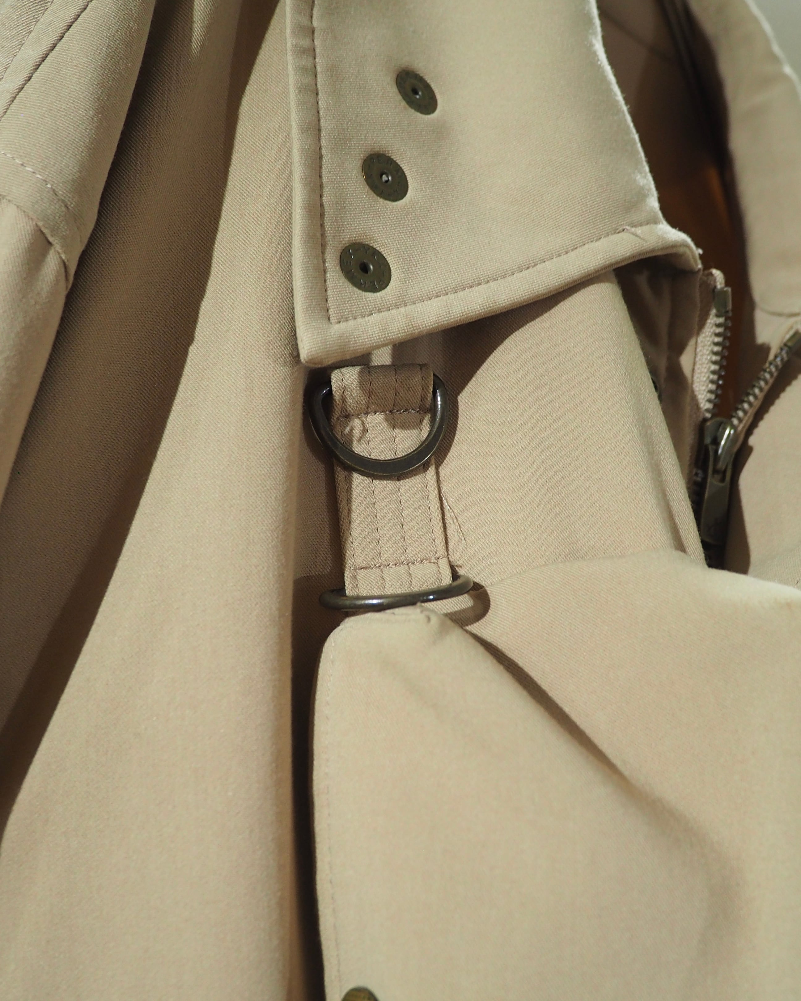 ” Iroquois ” Multi Pockets × Fake leather Panel Custom Military Jacket