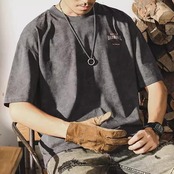BaseballプリントTシャツ A4287