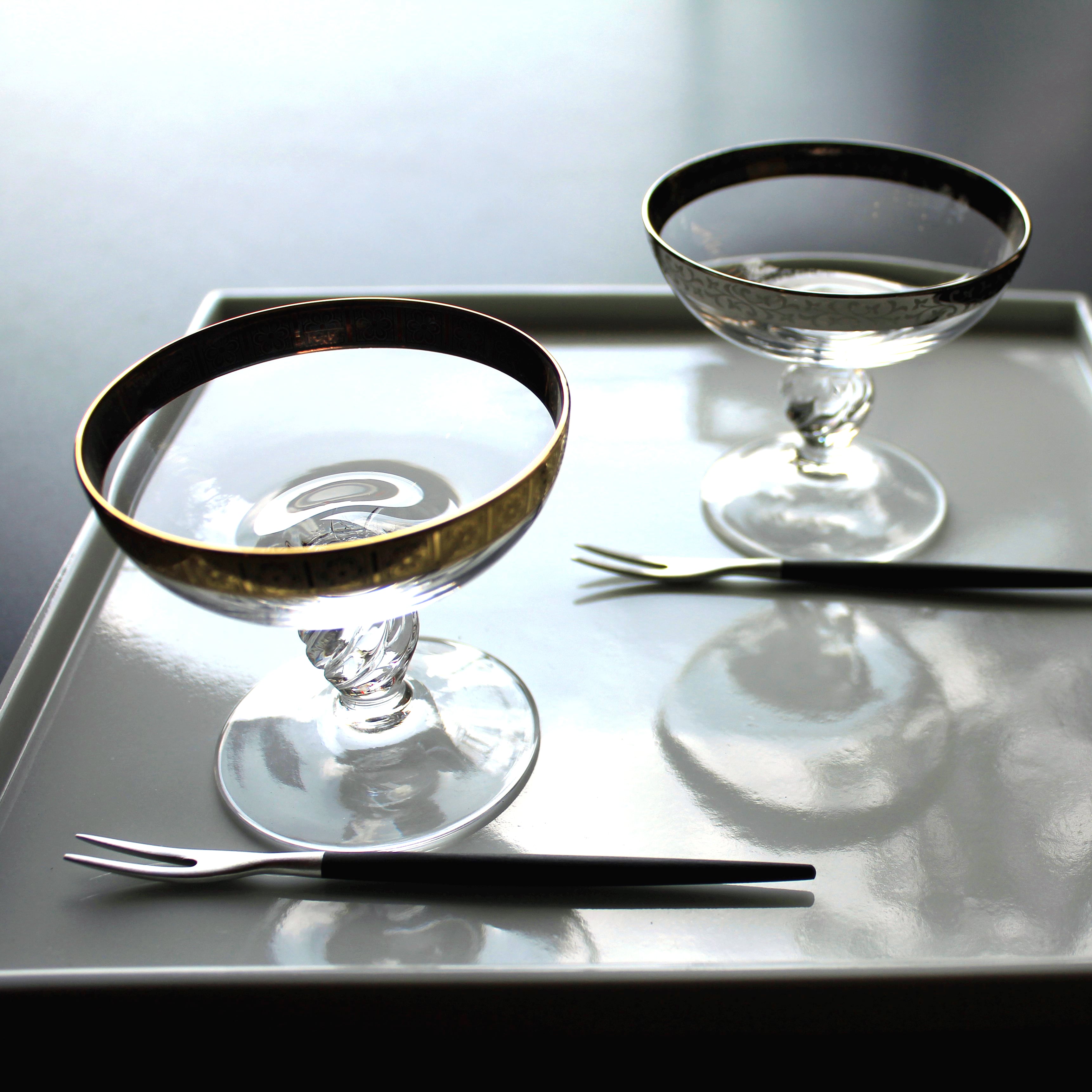 ガラス馬上杯 小 金＆プラチナ | 芦屋貴兆陶家 online shop