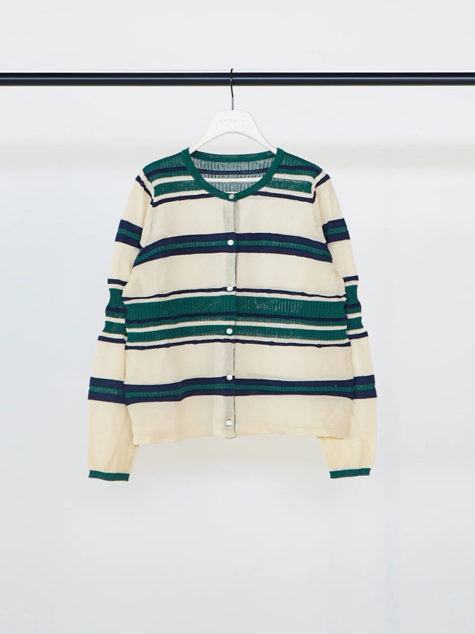 【CHIGNON】マルチボーダーカーディガン 9561-090