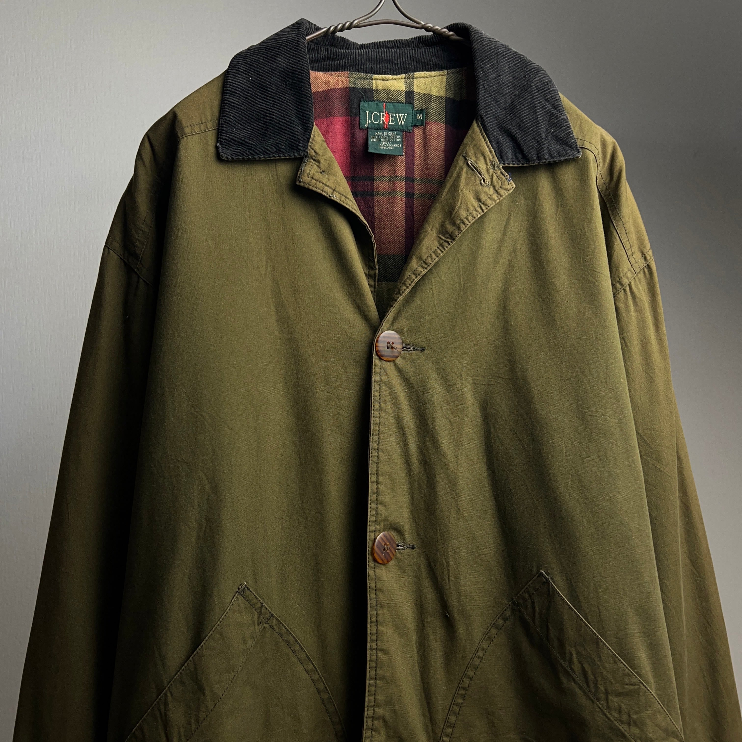 90's J.CREW Hunting Jacket 90年代 旧タグ ジェイクルー ハンティングジャケット コーデュロイ  【1000A203】【送料無料】