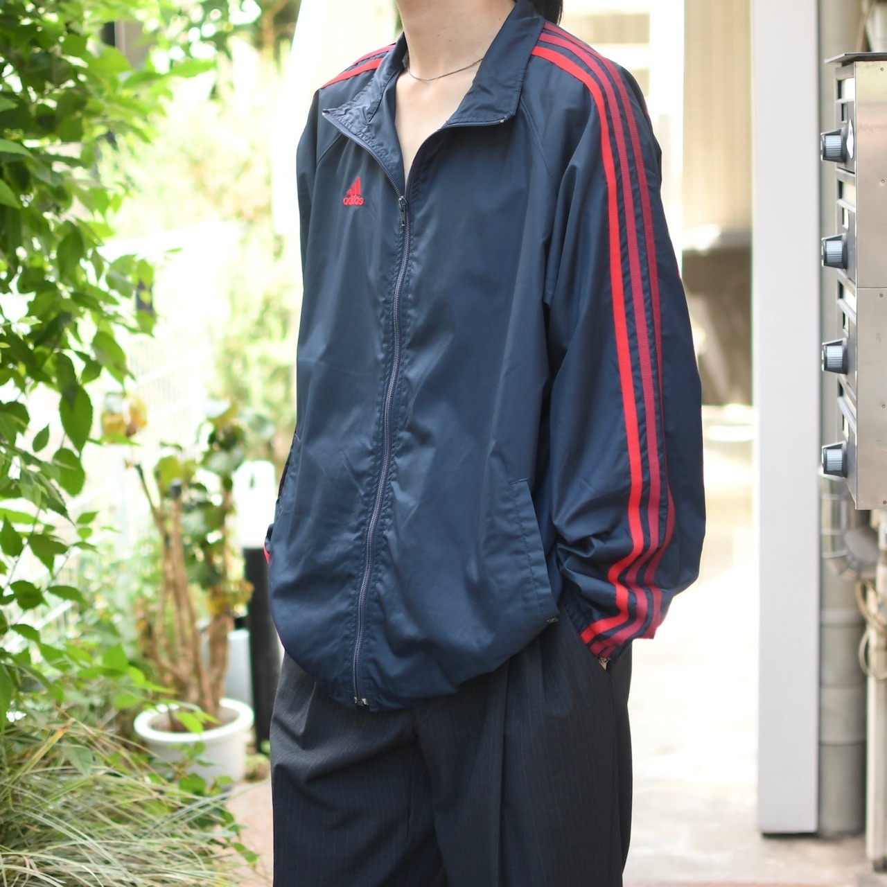 adidas gradation 3 line nylon jacket