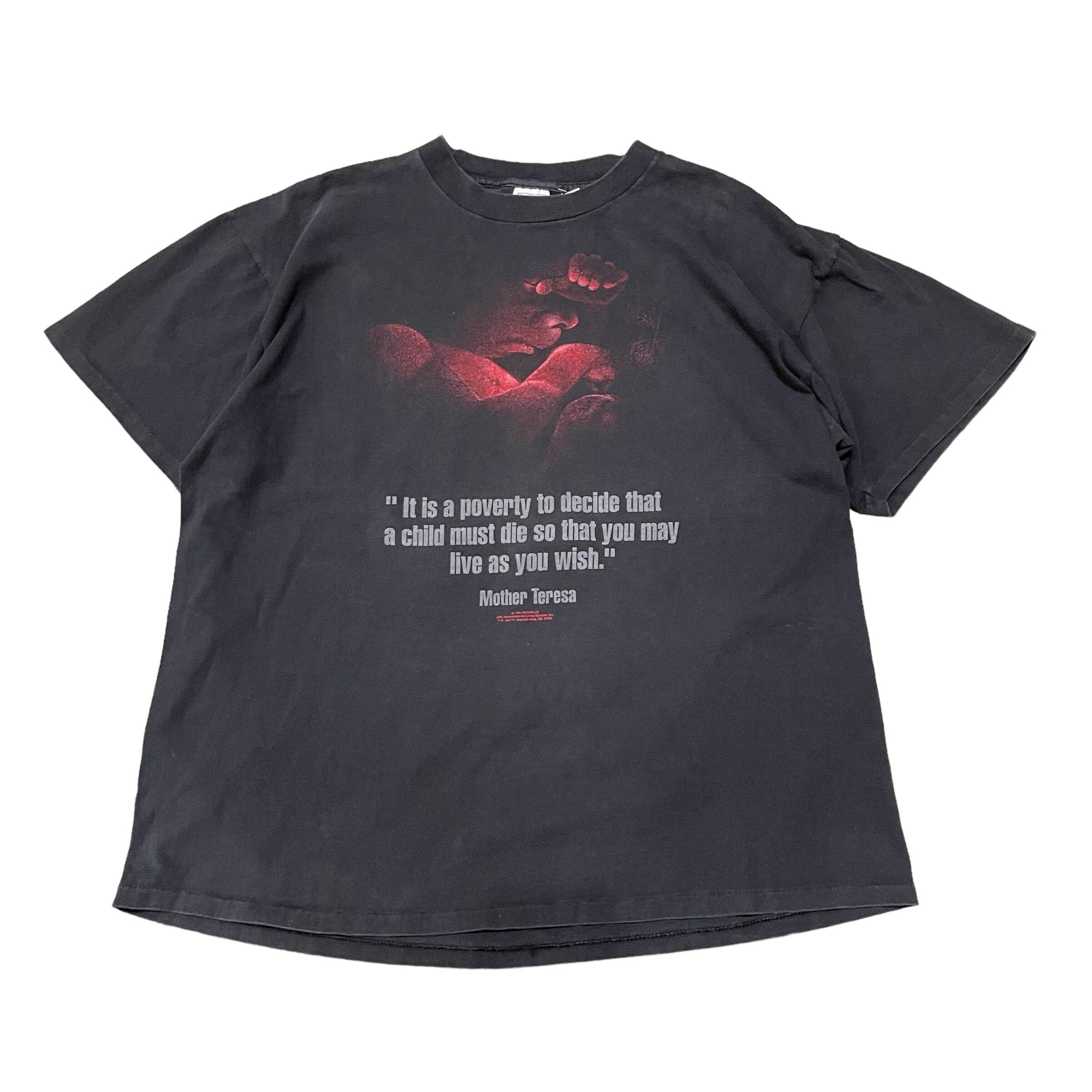 90s Mother Teresa message baby t-shirt | What