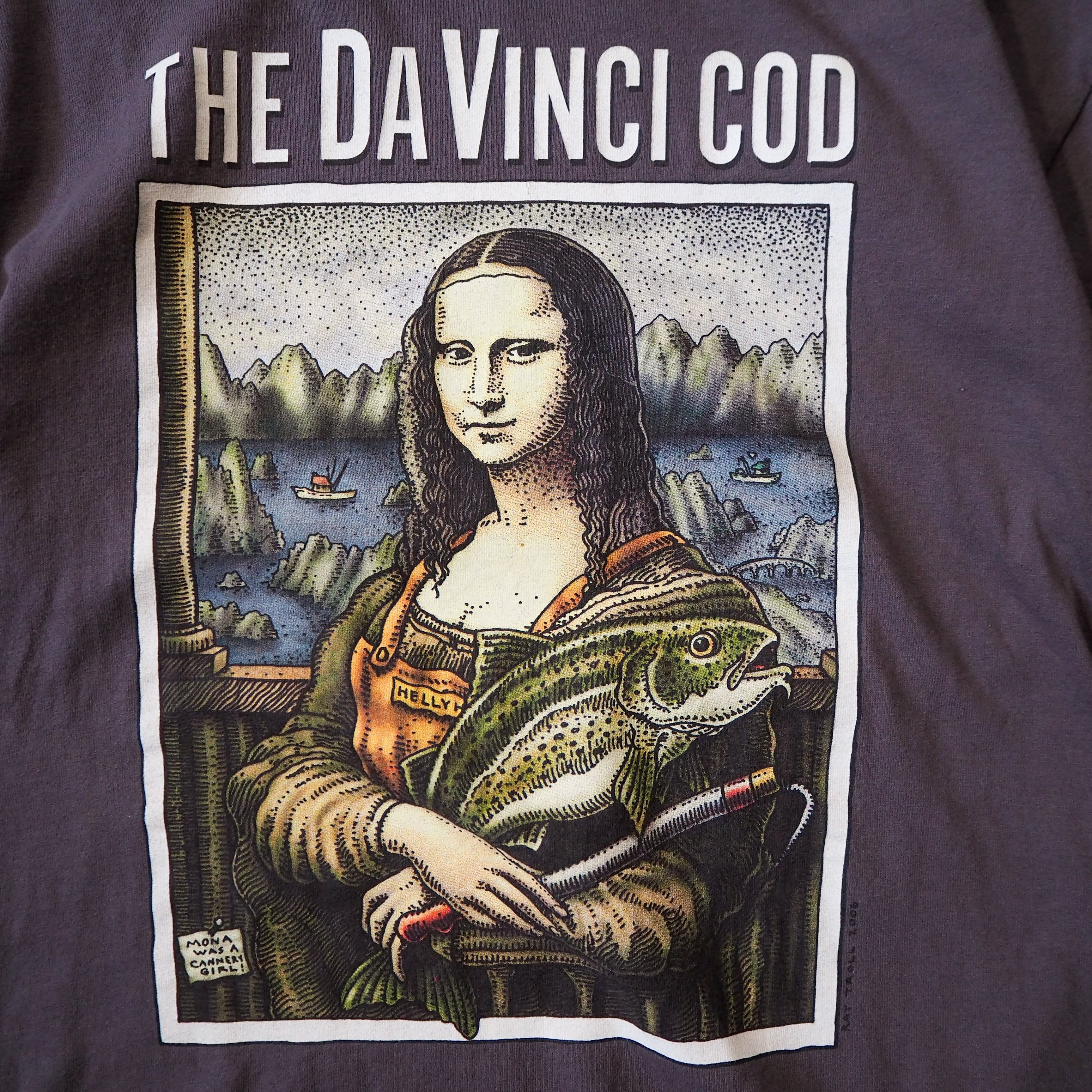 00s “ The Da Vinci Cod” parody tee 2000年代 ダヴィンチコード 00s “ The Da Vinci Cod” parody tee 2000年代 ダヴィンチコード