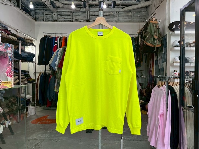 WTAPS BLANK LS 02 TEE COPO 192ATDT-CSM04 YELLOW SMALL 96840