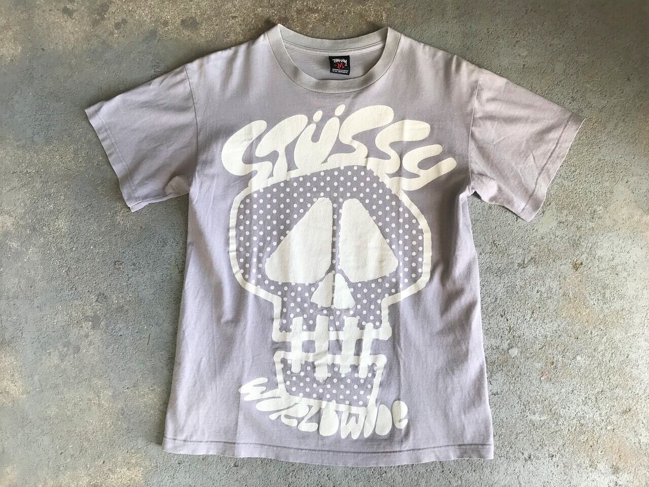 2000s Stussy big skull T-shirt