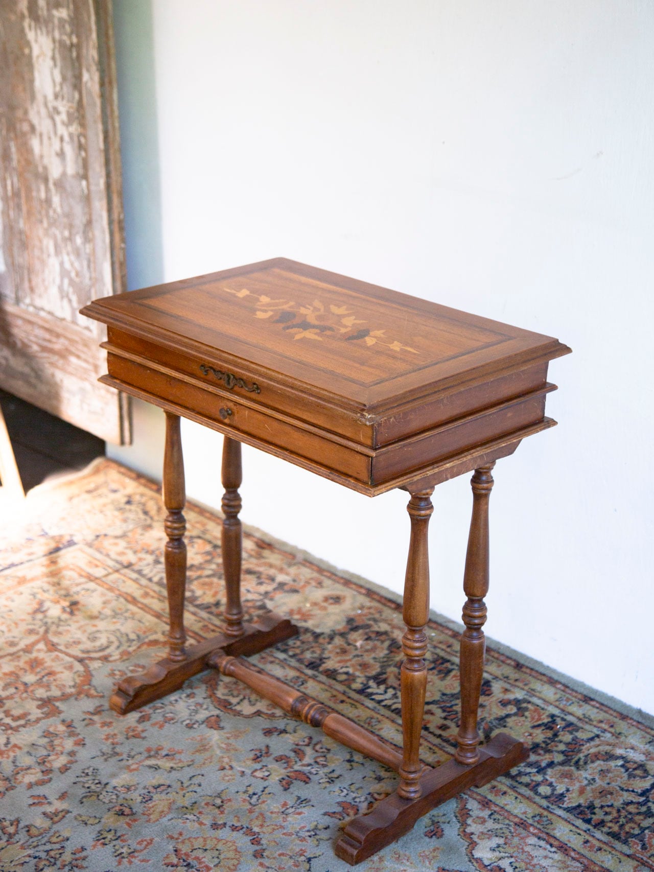 ソーイングテーブル/France<フランス家具・象嵌細工>