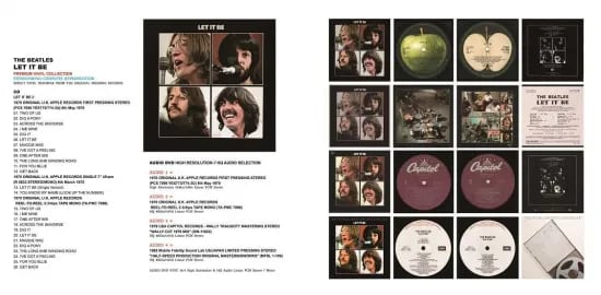 THE BEATLES / LET IT BE : PREMIUM VINYL COLLECTION 100セット限定紙