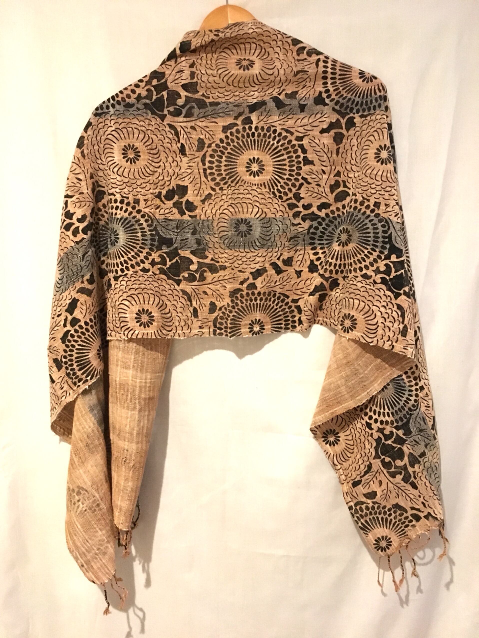 ストール マフラー コットン 柄ストール ナチュラル エスニック アジアン * アジアン雑貨 No.12