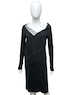 AW2002 HUSSEIN CHALAYAN LAYERED DRESS