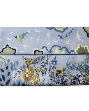 Hermès エルメス ツイリー《リワイルディング・ネイチャー》Bleu Ciel