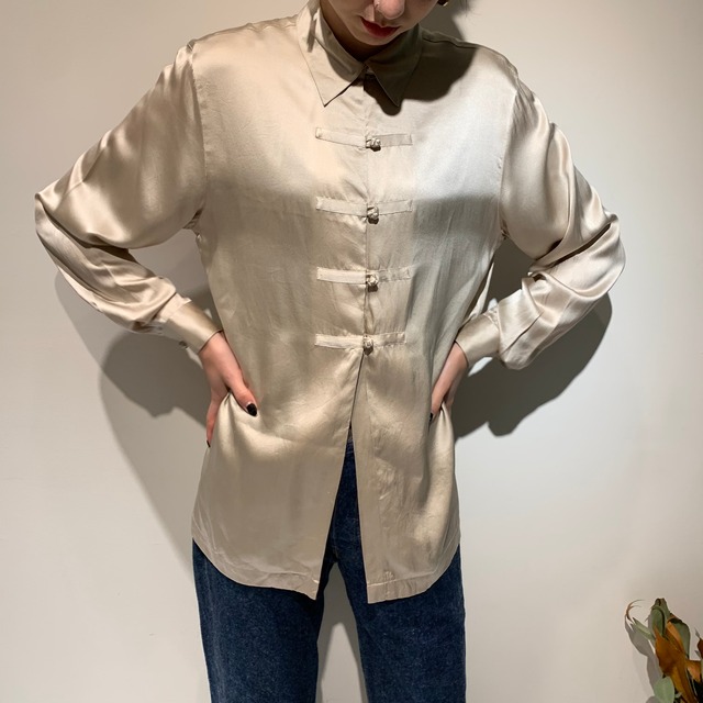 90's SILK CHINA SHIRT