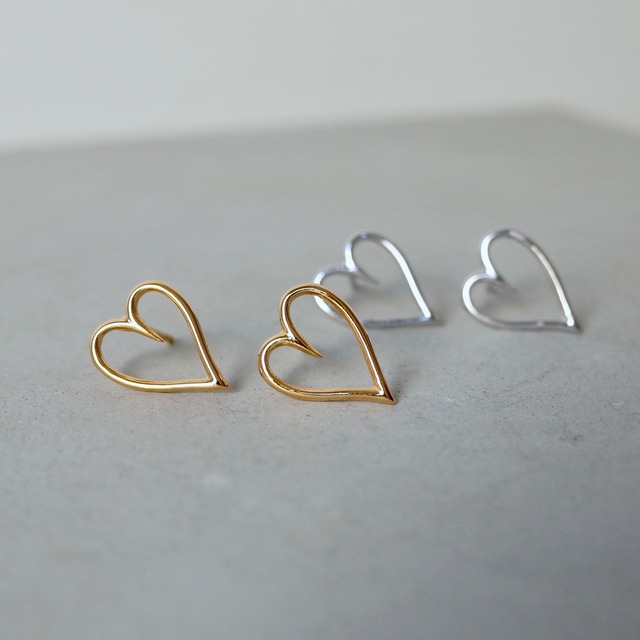 Asymmetry Heart Pierce (Gold) [WM-PC099]