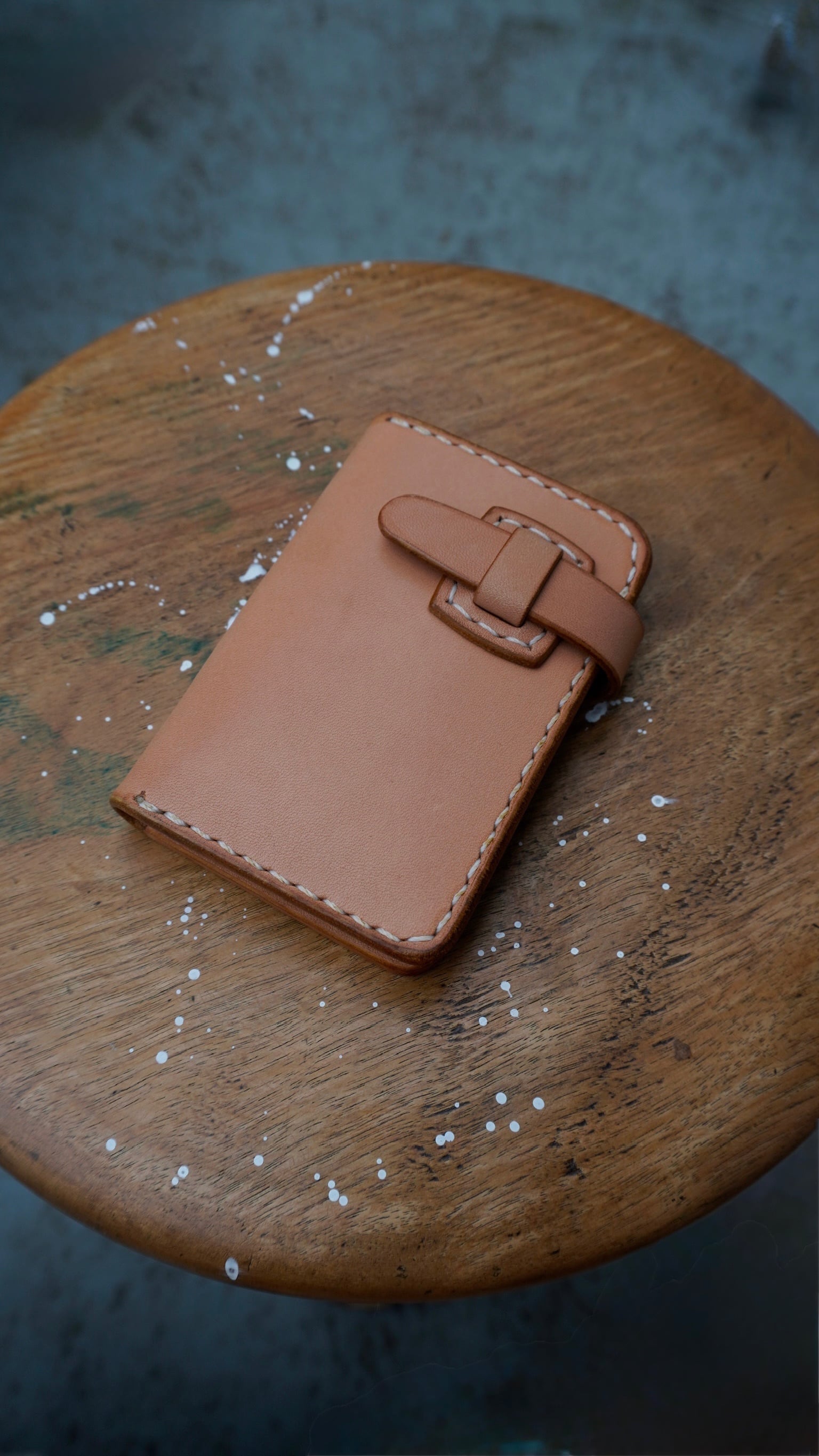 SUGAR JAM & CO. 黒い財布　栃木レザー　2回使用　チェーン付　美品 SugarJam &Co