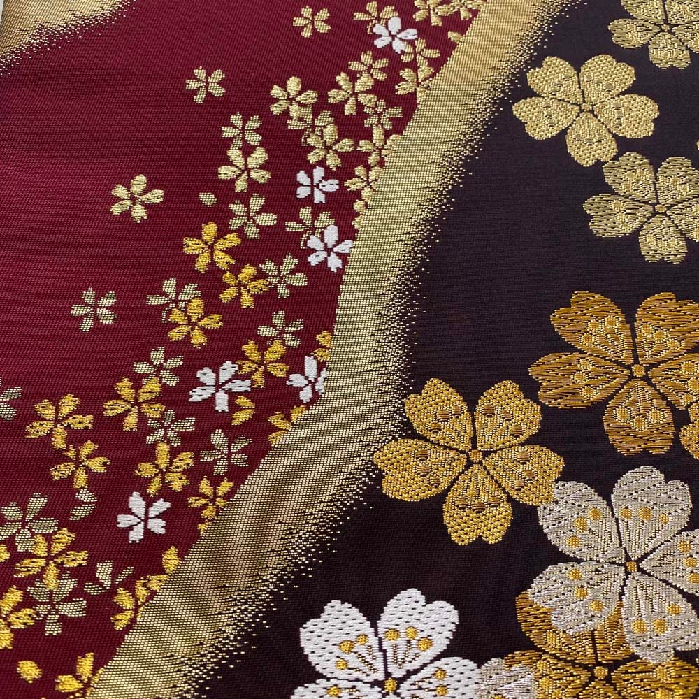 振袖用袋帯 訳あり 成人式 帯 袋帯 中古 リサイクル 礼装 振袖 正絹