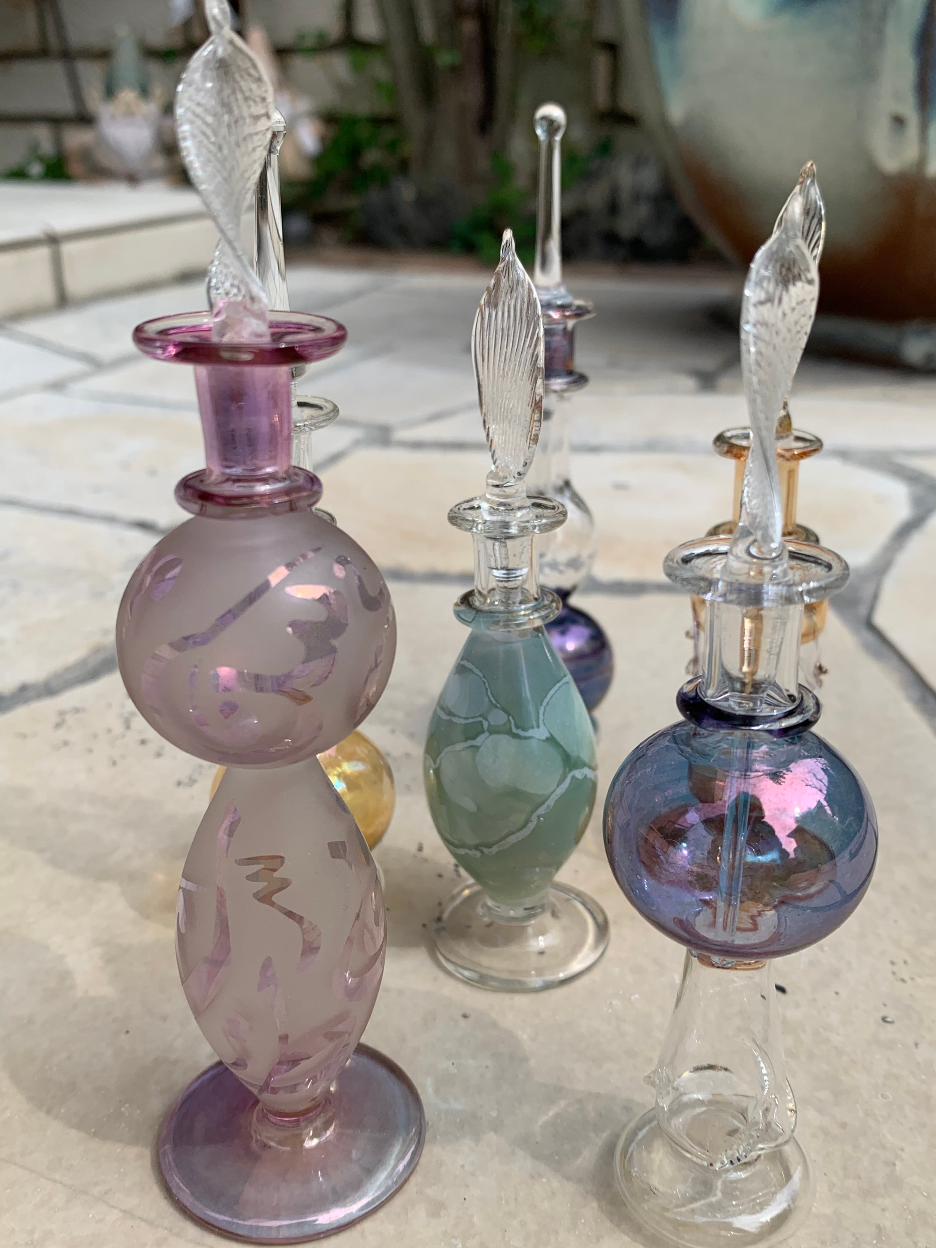 珍品 エジプト 香水瓶 小瓶 ガラス瓶 ヴィンテージ アンティーク 蚤の市 珍品 エジプト 香水瓶 小瓶 ガラス瓶 ヴィンテージ アンティーク