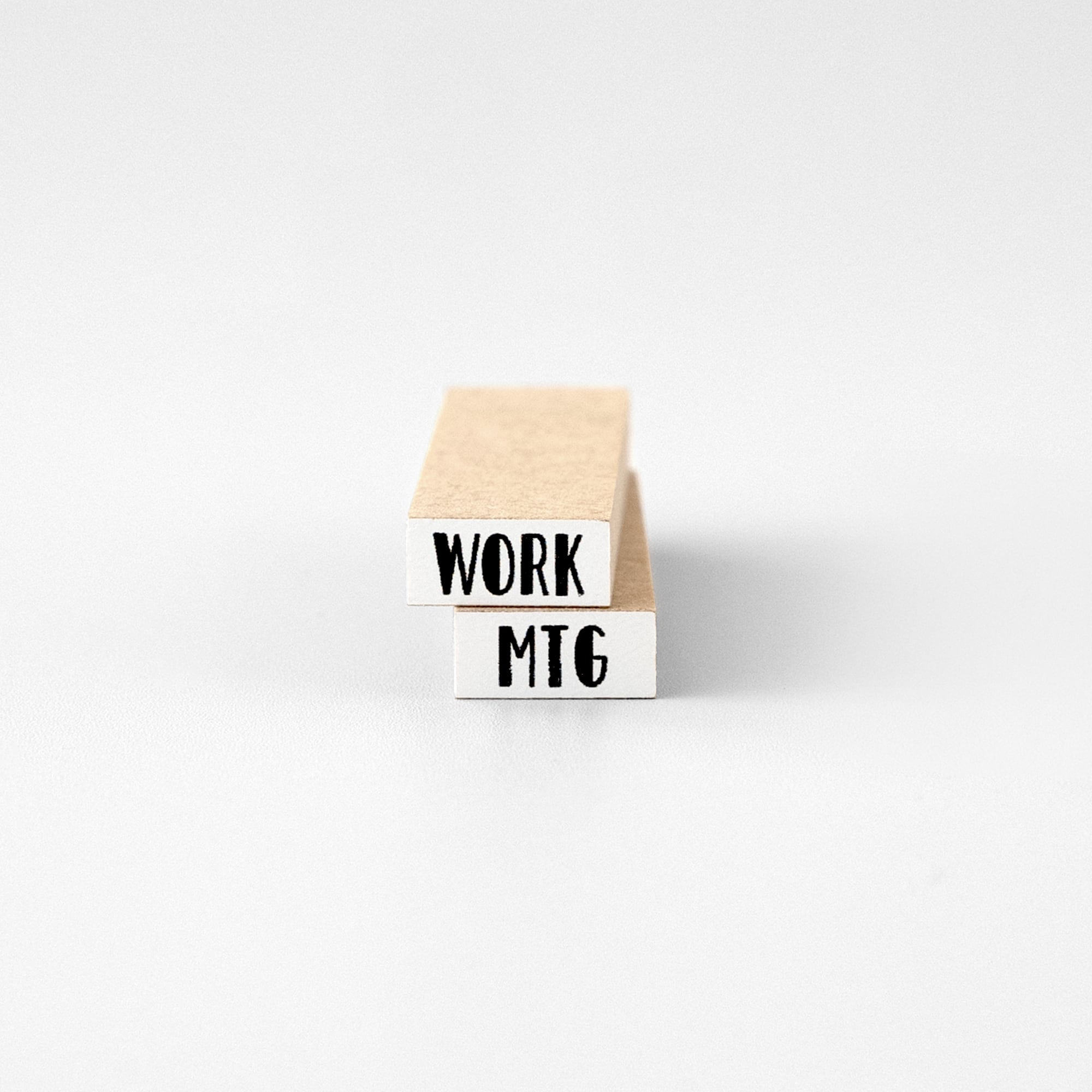 【小さな文字】WORK_お仕事 | はんこ