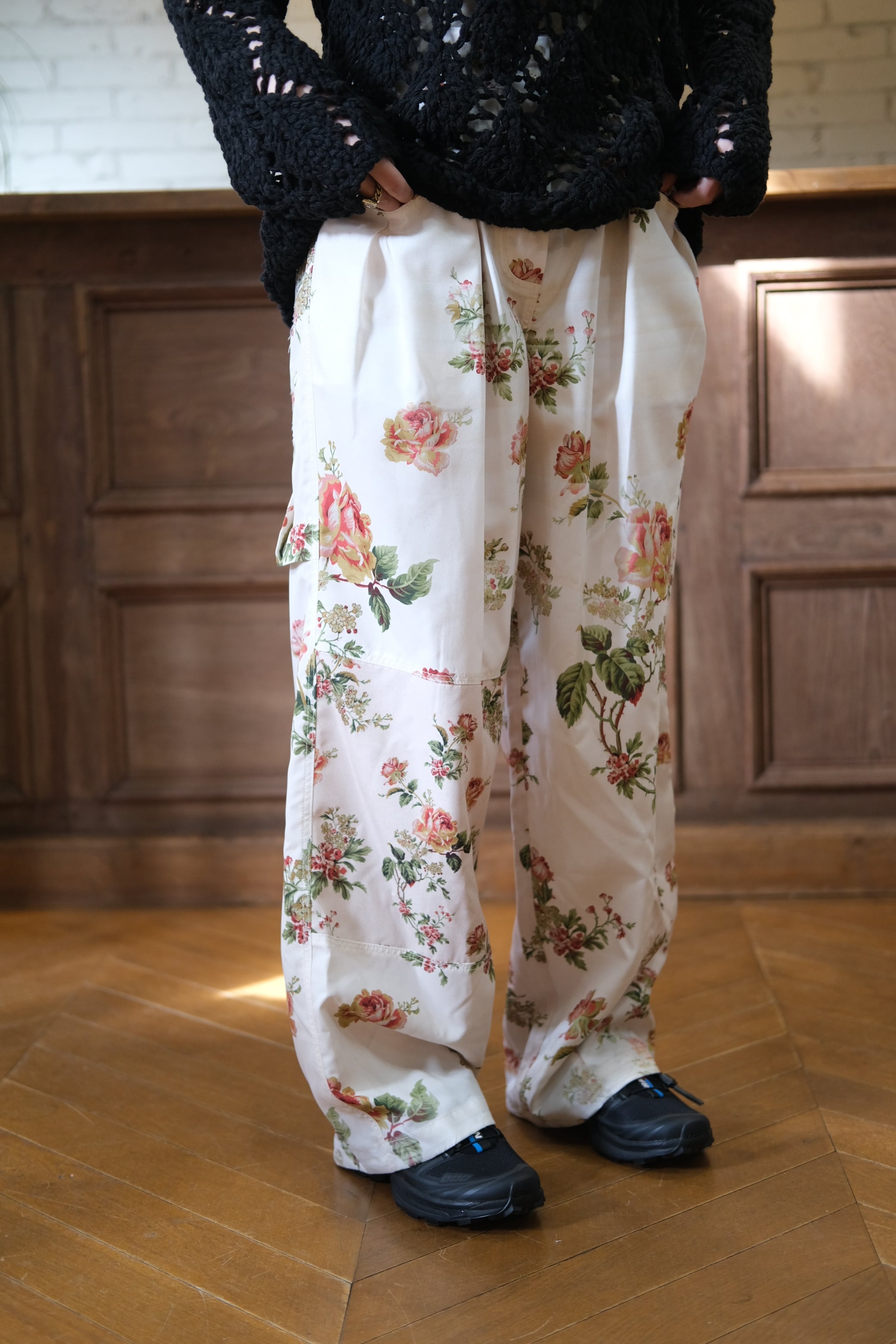 パンツ OPEN YY PANELED PAJAMA PANTS OPEN YY】PANELED PAJAMA PANTS | loop