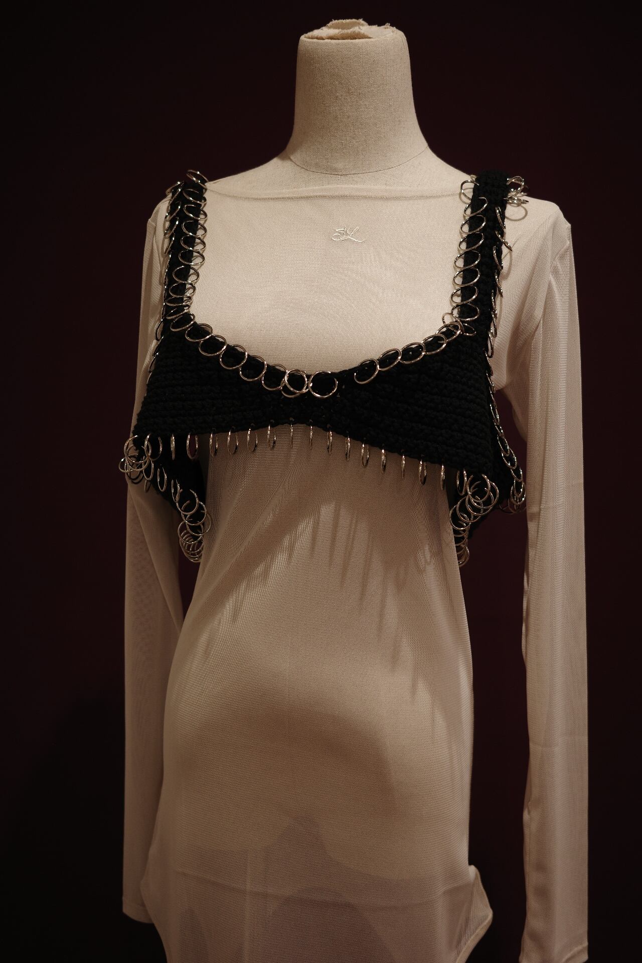 SIIILON 〈Woven Edge bustier〉 | trava