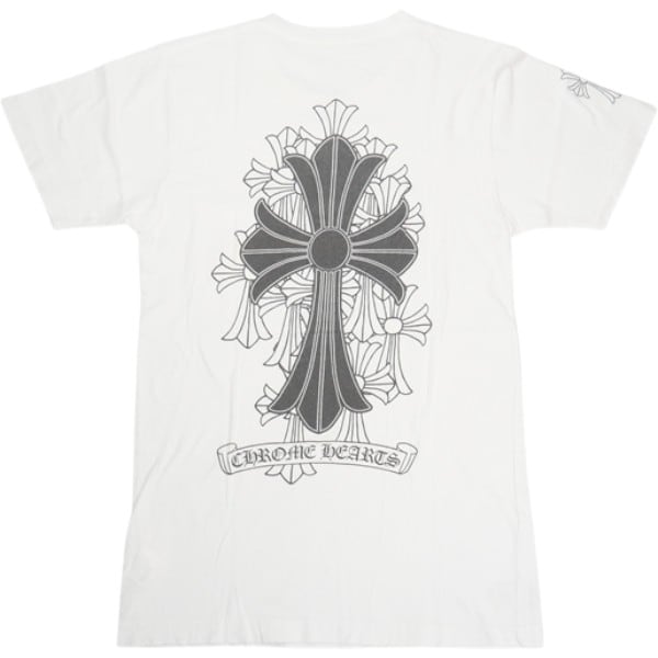 【今日まで】CHROME HEARTS オーバー Tシャツ ホワイト 美品新品 CHROME HEARTS（クロムハーツ） Osaka Scroll Label Logo Tee オオサカ