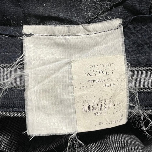 90s ARMANI COLLEZIONI gray slacks 詳細写真3