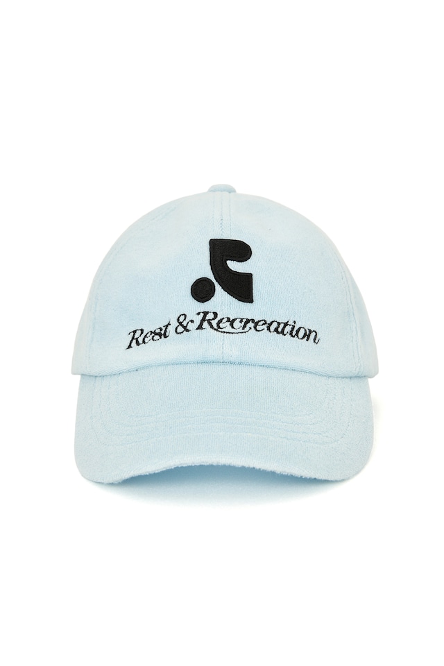 [rest & recreation] RR LOGO TERRY BALL CAP - SKYBLUE 正規品 韓国ブランド 韓国ファッション 韓国代行