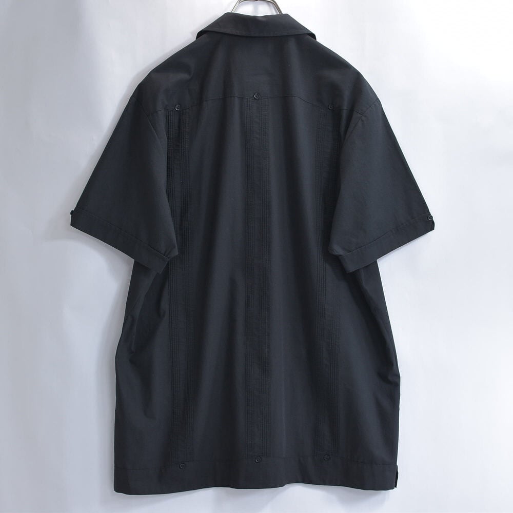 00s～ centro グァヤベラ キューバシャツ 半袖 ブラック ヴィンテージ
