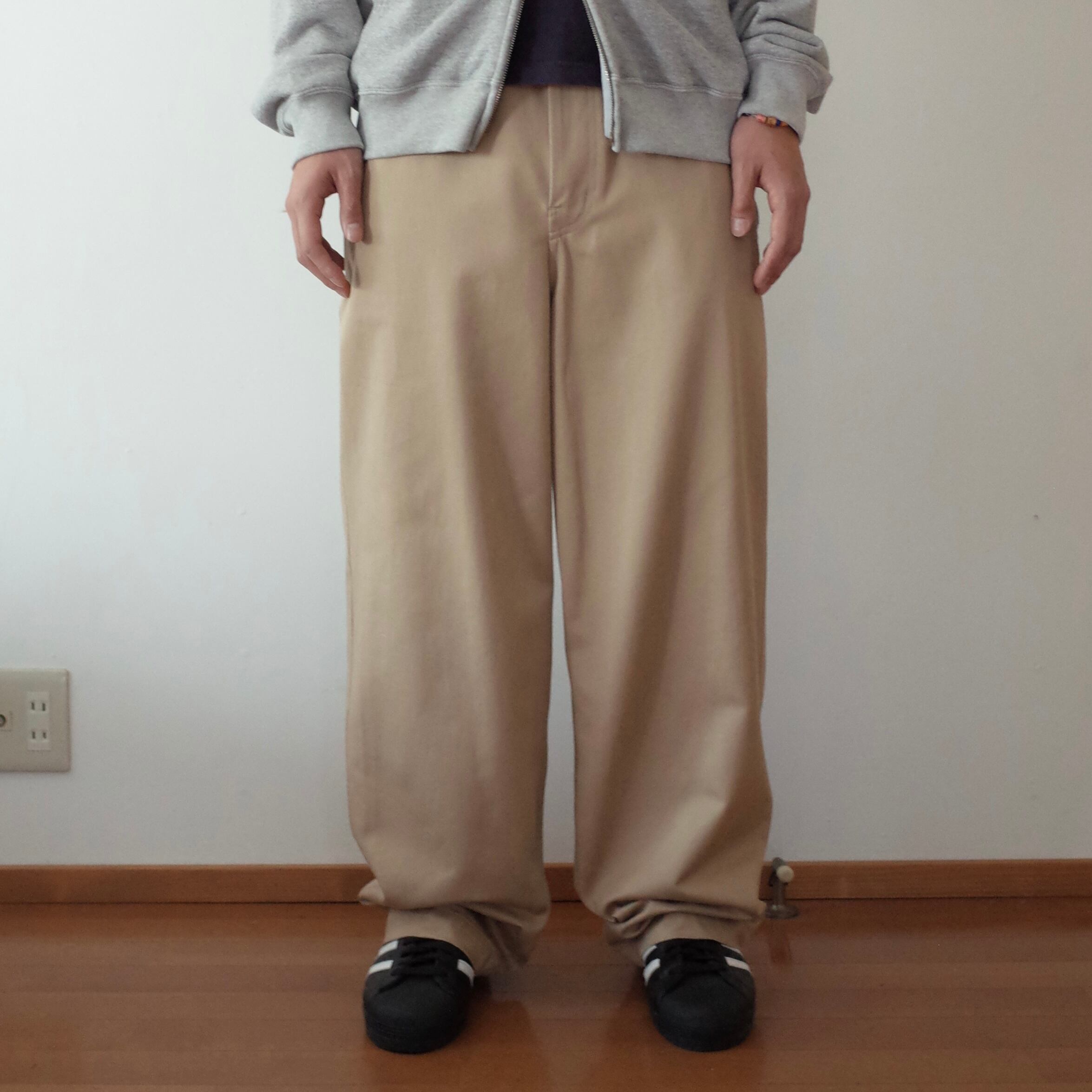 SO ORIGINAL BAGGY CHINO PANTS (NAVY) | SO SHOP & HOSTEL NAKAMEGURO