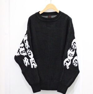 SSS-TOKYO SELECT / BACK LOGO DOLMAN SLEEVE KNIT