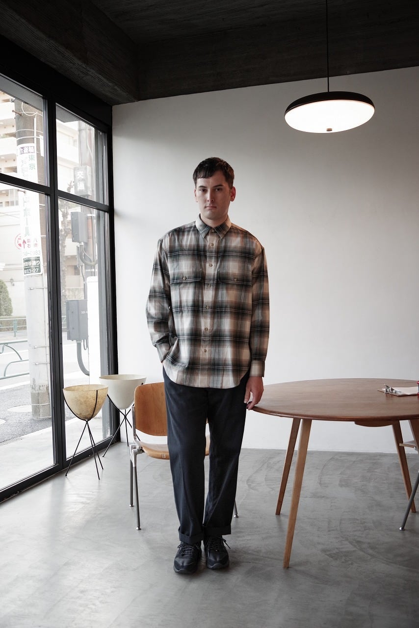 Cotton Chambray B.D. Check Shirt