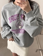 【新作5%OFF・3日間】University Sweat Tops_2colors