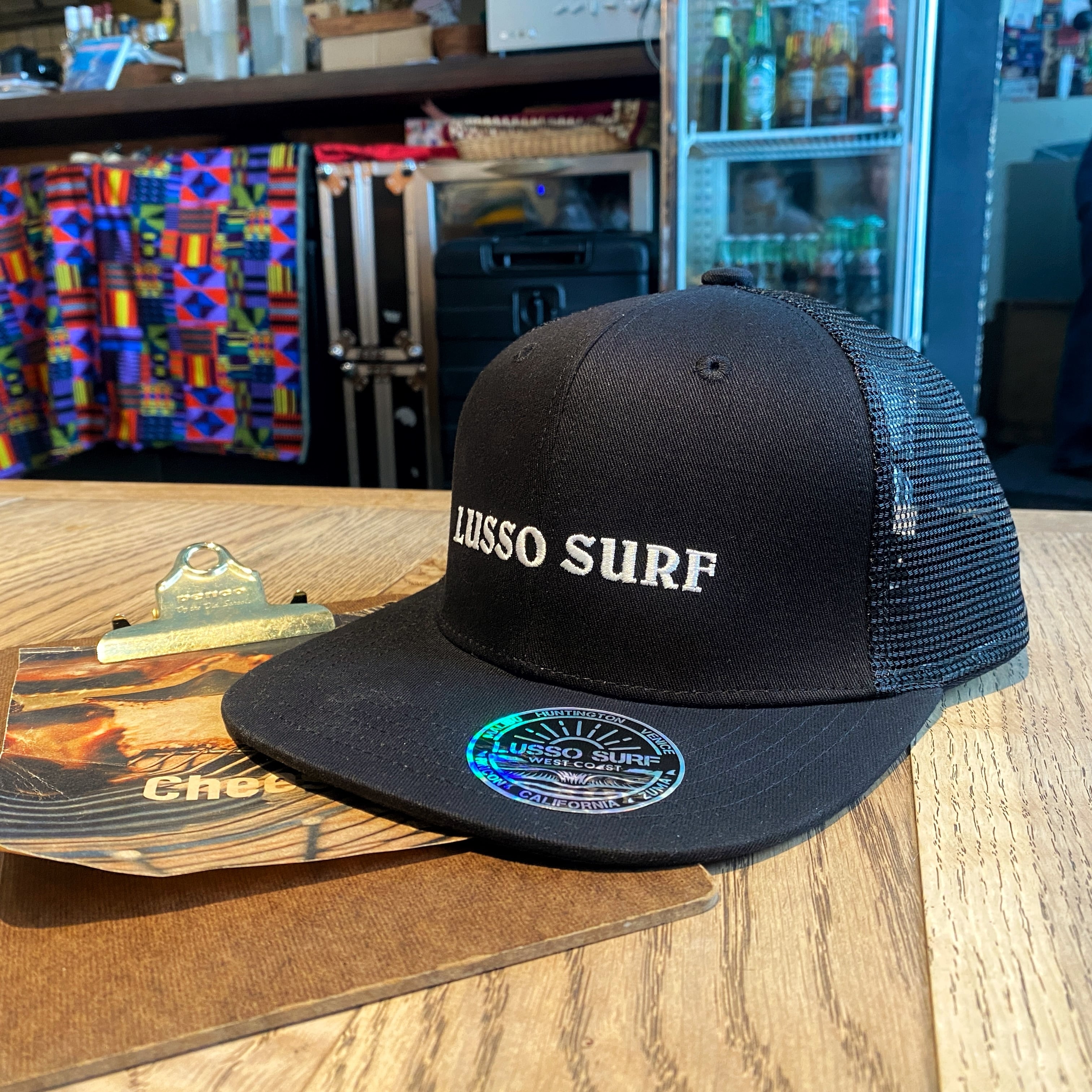 LUSSO SURF Logo Mesh Cap 【Black】 | LUSSO SURF