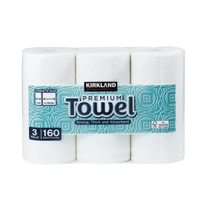 コストコ【KIRKLAND】キッチンタオル キッチンペーパー160シート×12ロール