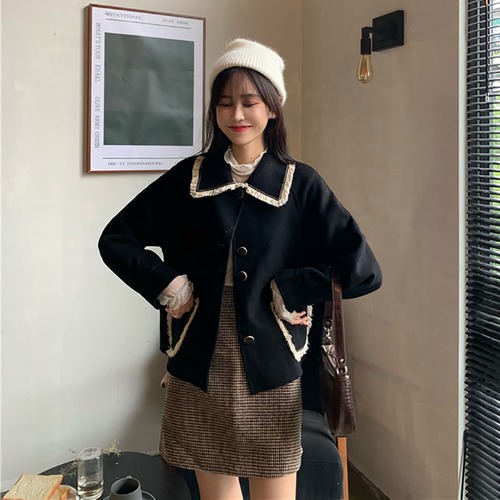 ✞ロリータクラッシックコート 大人女子☆ウィンター カジュアル レトロ 秋冬✞ゴスロリ SM ミリ 甘ロリ クラロリ 和ロリ エレガント 黒ロリ 姫ロリ 華ロリ BB-BB87281662847