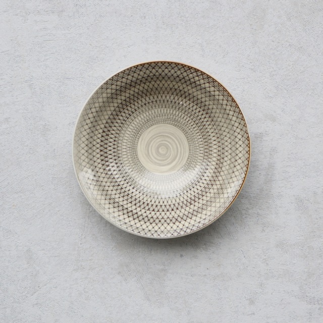 カジュアル　シンプル　中鉢　割烹　和食器　おしゃれ 波佐見焼　特小鉢　KIRIKOあみ　12-048