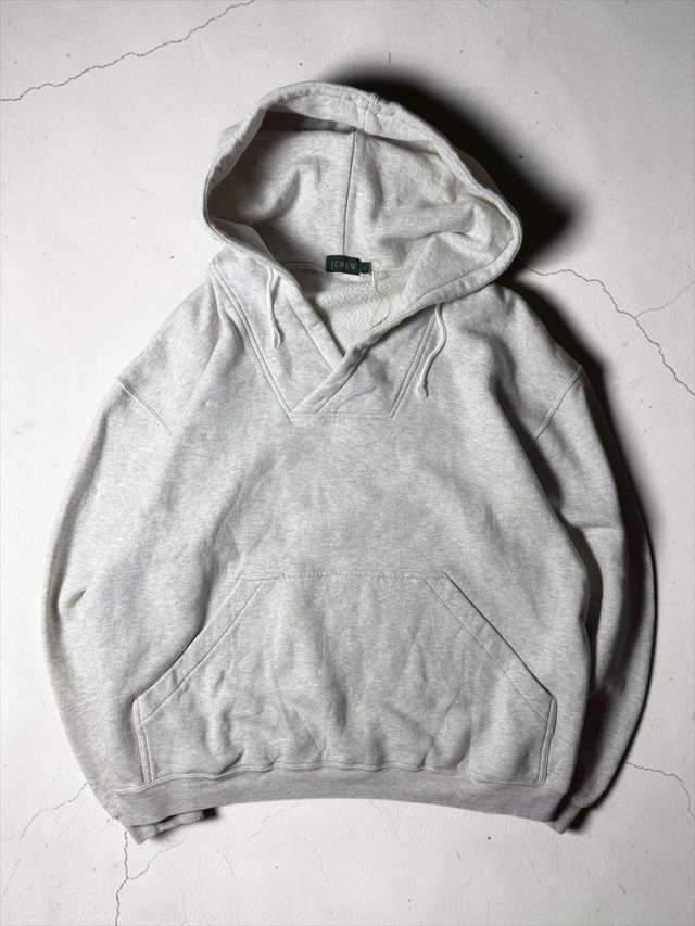 J.Crew Deep V Neck Pullover Hoodie Sweat L